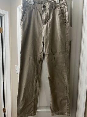 Izod Boys Tan Straight-Leg Chinos